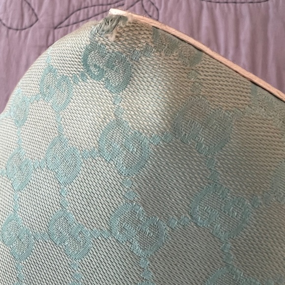 Gucci vintage GG canvas Bucket bag baby blue - Picture 14 of 16